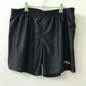 EI560 ビンテージ デサント製 adidas トレフォイル ロゴ ハーフパンツ サッカー メンズ O