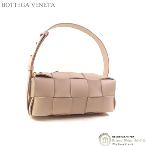 ボッテガ ヴェネタ （BOTTEGA VENETA） マキシイントレチャート スモールブリック カセット ショルダーバッグ 729166 ロータス（新品）