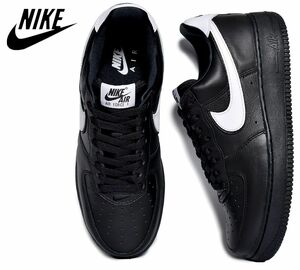 新品 30.0cm ナイキ エア フォース 1 07 レトロ ブラック ホワイト 黒 白 NIKE AIR FORCE 1 RETRO 箱付き 未使用 正規品 本物 CQ0492-001