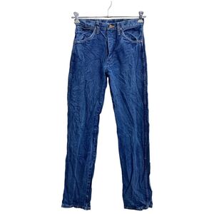 Wrangler カウボーイ ロングパンツ W27 ラングラー 13MWZ ネイビー コットン メキシコ製 古着卸 アメリカ仕入 2403-212