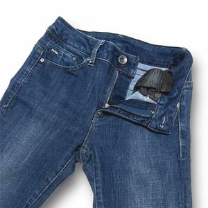 ジースターロゥ MIGGE ZIP MID SKINNY ストレッチ デニム パンツ ジーンズ サイズ23