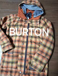 【BURTON】スキーウェア。上着。メンズ。チェック柄。