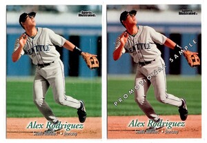 MLB 1997 Fleer Sports Illustrated Alex Rodriguez アレックス・ロドリゲス　A・ロッド　レギュラー＆プロモ 2種セット新品ミント状態品 