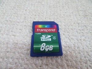 8GB★Transcend SDHCカード トランセンド USED 12510①★！！