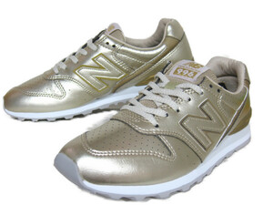 送料無料☆新品☆ゴールド☆new balance WL996-24.5cm ニューバランス