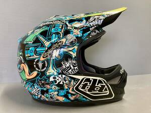 100　Troy Lee Designs D2　ヘルメット　Sサイズ　History multiグラフィック(トロイリー　モトクロス　オフロード