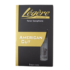 レジェール リード テナーサックス アメリカンカット TSA4.00 American Cut [4] 1枚入り 強度4 テナーサックスリード Legere