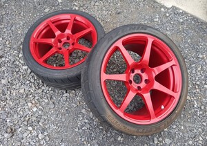 RAYS BS Prodrive GC-07C 鍛造 ホイール 18インチ 9.5J +15 PCD114.3 5H プロドライブ 2本セット WORK ENKEI BBS SSR FORGED 