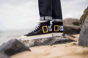 新品未使用 VANS バンズ SK8-HI REISSUE 138 ナショナル ジオグラフィック NATIONAL GEOGRAPHIC コラボ スケートハイ US9 27センチ