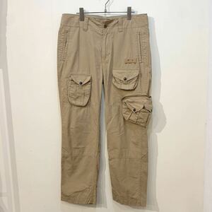 33×30 POLO Ralph Lauren カーゴ パラシュート パンツ マルチ ポケット ポロ ラルフローレン Cotton Cargo Parachute Pant old オールド