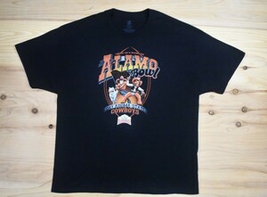 レアUSA古着 NCAA オクラホマ州立大学 カウボーイズ × エスキモージョー Tシャツ sizeXL 黒 アメフト カレッジ ビッグシルエット アメリカ