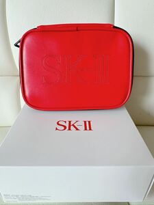 未使用 SK2 SK-II 2022 GWP ポーチ 赤 クリスマスコフレ 限定 ポーチ 送料無料