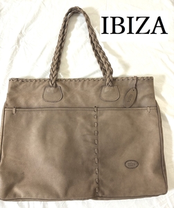 IBIZA（イビサ） スエード セミショルダーバッグ ブラウン