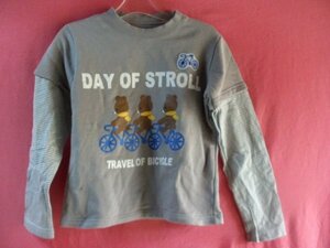 ＵＳＥＤ キッズ DAY OF STROLY トレーナー サイズ１３０ グレー系