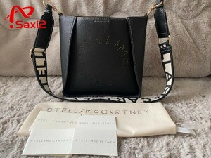 【Saxi2】美品 Stella McCartney ステラマッカートニー 　ロゴ ショルダーバッグ 品質保証