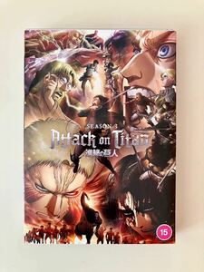 送料無料！ 進撃の巨人　シーズン３　ＳＥＡＳＯＮ３　第３８話～第５９話　全巻セット　輸入盤ＤＶＤ　美品！