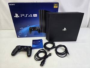 01w3373★1円~ SONY PlayStation4 Pro PS4 Pro ブラック 1TB CUH-7100B B01 完動品 中古品