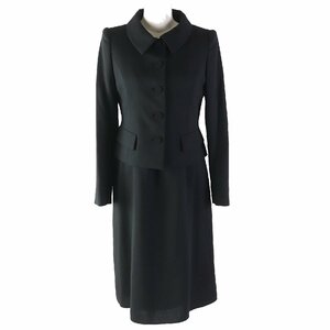 未使用品△フォクシー 定価253000円 42294 CEREMONY SUITS セレモニースーツ ジャケット 半袖 ワンピース セットアップ 黒 38 正規品