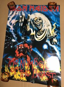 送料無料『アイアンメイデン The Number of The Beast ポスター』 Iron Maiden