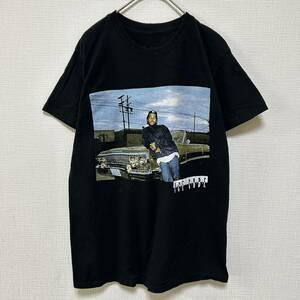 Tシャツ 古着 ICE CUBE グラフィックTシャツ ラッパー ブラック M