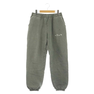 バル bal GARMENT DYE SWEATPANT スウェットパンツ 裏起毛 刺繍 ガーメント 染め加工 M グレー /KO ■OS ■SH メンズ