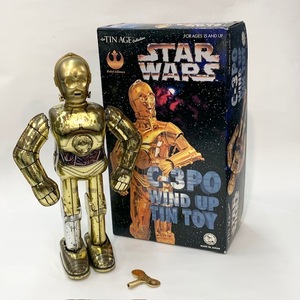 ■Made in JAPAN■ゼンマイ歩行ブリキ■STAR WARS C-3PO■大阪ブリキ玩具資料室■USED■