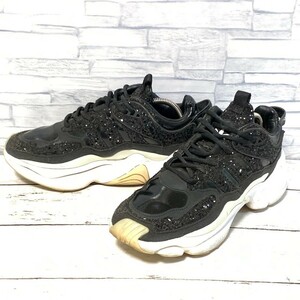 R5314bL adidas アディダス MAGMUR RUNNER W ウィメンズ マグマランナー W 23.5cm FV4349 ブラック グリッターラメ スニーカー 靴