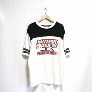 トレンド【hysteric glamour ヒステリックグラマー】dizzy&milky vixen girl ロゴ 半袖 カットソー Tシャツ