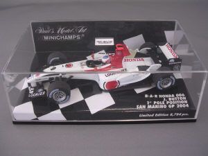 ミニチャンプス　BARホンダ　006　バトン　サンマリノGP　2004　1/43