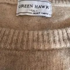 GREEN HAWK チェック柄　セーター LLサイズ