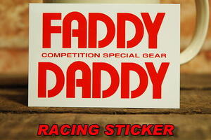 FADDY DADDY ステッカー ◆ ファディダディ― マフラー JTR869