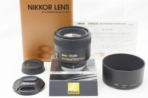 ☆極上美品☆ Nikon ニコン AF-S NIKKOR 85mm F1.8 G 元箱 付属品 ♯24060306