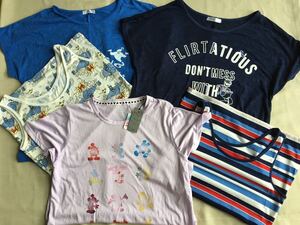 ☆ディズニー☆かわいいＴシャツ５枚セット☆新品☆Ｌサイズ☆