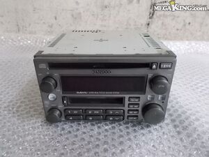 BE5 レガシィ レガシー KENWOOD ケンウッド 純正 GX-607MDF2 CD MD デッキ プレーヤー オーディオ 2DIN / 2P9-1558