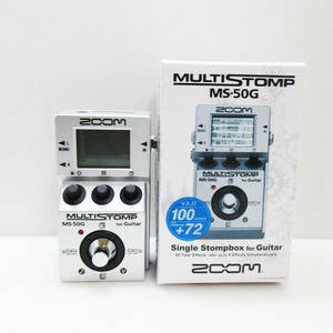 KM-5115【マルチエフェクター】ZOOM/ズーム★MULTISTOMP/マルチストンプ★MS-50G★コンパクトエフェクターサイズ★美品 動作品★★