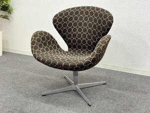 ■Fritz Hansen/フリッツハンセン×mina perhonen/ミナペルホネン■スワンチェア　ラウンジチェア タンバリン生地★埼玉発送★