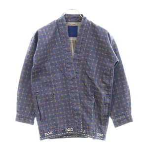 VISVIM ヴィスヴィム ICT SS SANJURO KIMONO JKT デニム 刺し子 サンジュウロウ キモノ 羽織ジャケット インディゴ 0215905006004