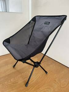 ヘリノックス HELINOX チェアワン CHAIR ONE グレー チャコール 収納袋付 綺麗な状態