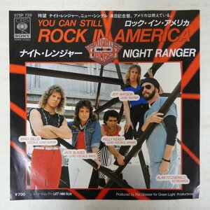 46074578;【国内盤/7inch】Night Ranger ナイト・レンジャー / You Can Still Rock in America ロック・イン・アメリカ