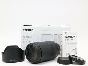 ●○【良品】TAMRON A056 70-180mm F2.8 Di III VXD SONY カメラレンズ 望遠 ズーム ソニーEマウント タムロン○●026318001○●