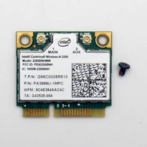 Wi-Fiカード 無線LANカード Intel Centrino Wireless-N 2200 2200BNHMW 【動作確認済み】 修理部品 交換部品 東芝 dynabook T552/47FB