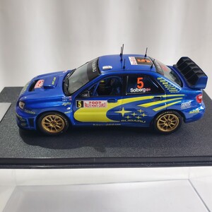 SUBARU World Rally team official collection 1/43「 Potter Solberg 2005 SUBARU WRC MONTE CARLO」新品未使用 限定品 439