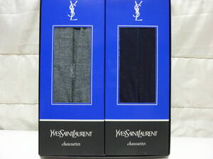 イヴ・サンローラン　Yves Saint Laurent　ソックス 靴下 2足　新品！！