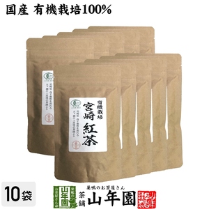 お茶 日本茶 紅茶 国産 100% 宮崎紅茶 50g×10袋セット リーフ 送料無料