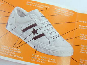 ★ 激レア 70S VINTAGE USA製 チャックテイラー CONVERSE コンバース JACK STAR ジャックスター 紙タグ 70