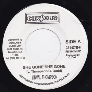 ジャマイカ7 Linval Thompson She Gone She Gone CS0427996 Coxsone Records /00080