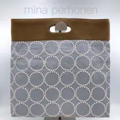 【美品】mina perhonen ミナペルホネン　フラッグバッグ　タンバリン