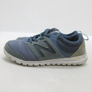 Q■【24.5cm】ニューバランス/New Balance WL315AB1 スエードスニーカー紺系/LADIES/28【中古】