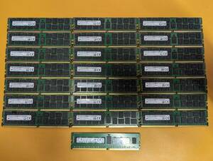 2：（送料無料）サーバー用用メモリ　PC4-2133P　DDR4-2133　PC4-17000　16GB　SUMSUN　MICRON　合計21枚　動作未確認品　ジャンク扱い