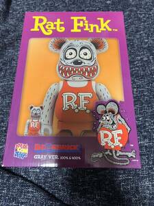 BE@RBRICK RAT FINK GRAY Ver. 400％フィギュアのみ　メディコムトイ　ベアブリック　ラットフィンク